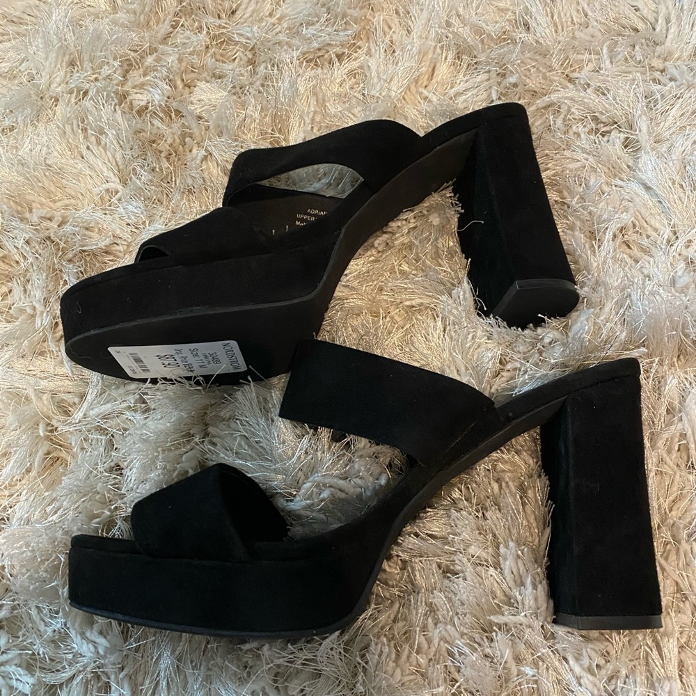 Jeffrey Campbell black heels size 11 never worn